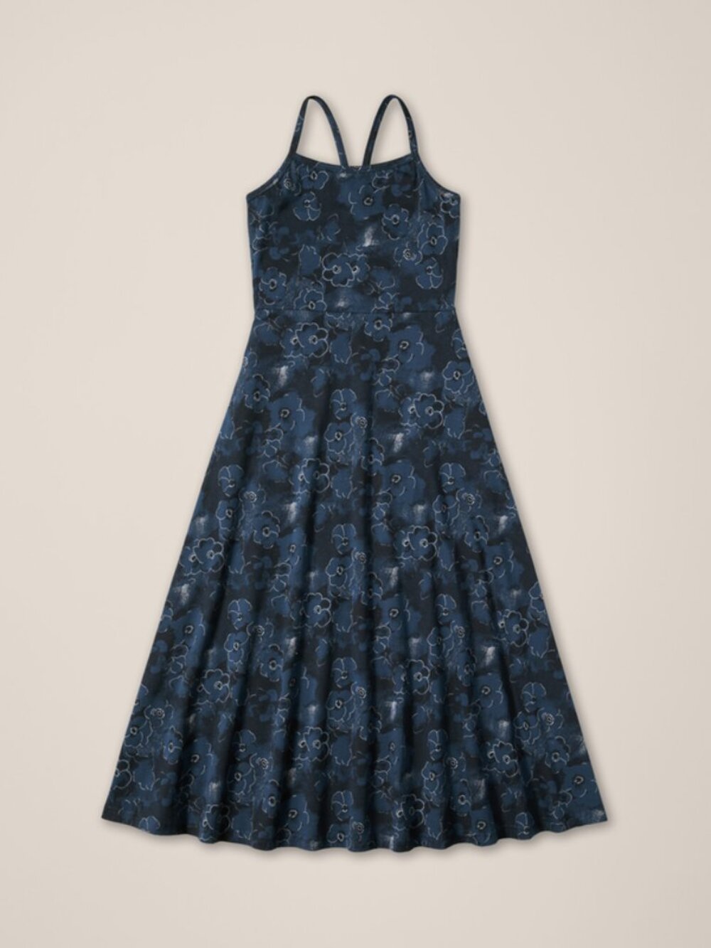 PACT Organic Fit and Flare Midi Dress.